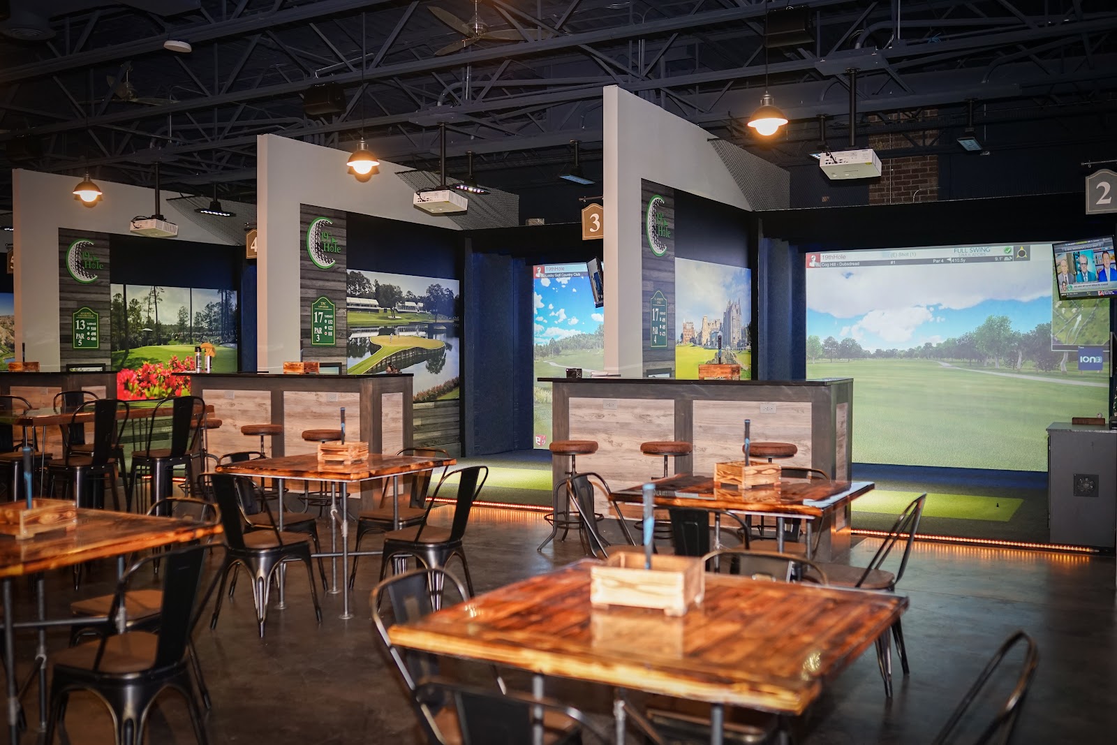 19th Hole - Indoor Golf Simulator in Mokena, Illinois