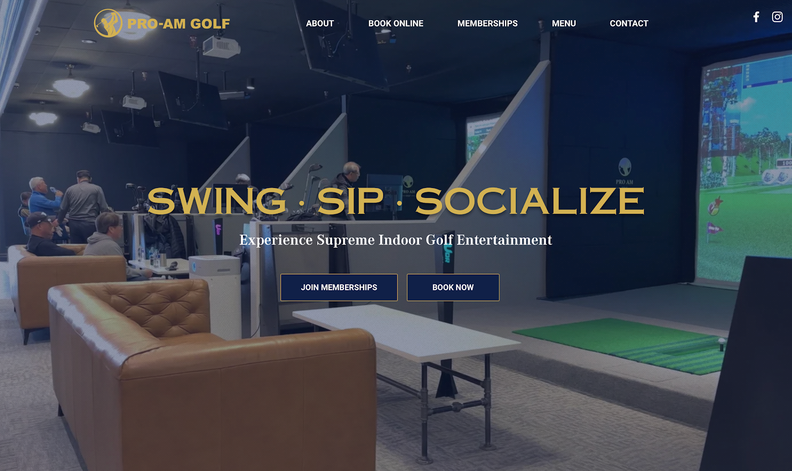 Pro-Am Golf Club - Golf Simulator in Niles